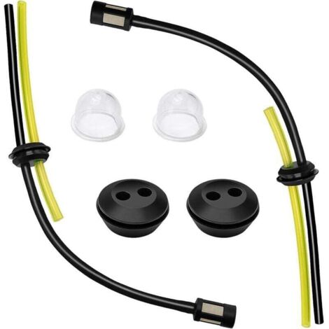 Bardusch-Kit de 2 filtres pour conduite de carburant, conduites de réservoir pour débroussailleuse, remplacement universel pour conduite de carburant, poire d'amorçage, tube de joint, pour débroussail (1/5)