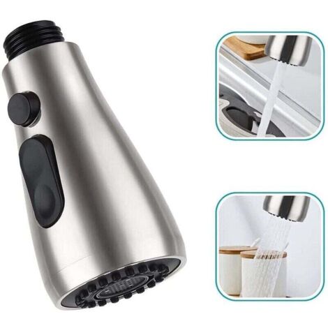 Bardusch-Douchette Evier Pull-Out Douches Robinet Mitigeur Cuisine Pro Tête de Douche 2 Types de Jet (1/4)