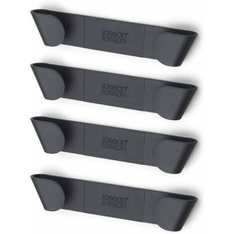 Bardusch-Ensemble de 4 porte-couvercles pour casseroles - Gris (1/4)