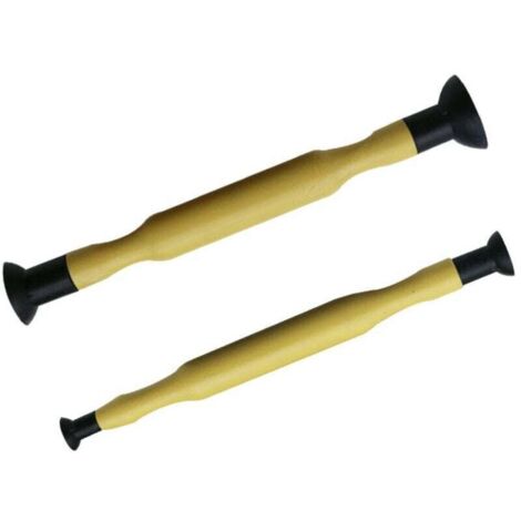 Bardusch-Rodage soupape, Leve soupape, Outil de meulage de soupape, 2pcs outils à main de meulage de rodage de soupape ventouses à double extrémité (1/3)