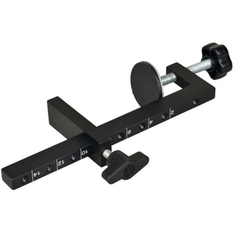 Bardusch-Serre-joint en G robuste pour le travail du bois, réglable de 10 à 140 mm, pour la fixation, la découpe et le perçage. (1/4)