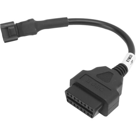 Bardusch-Câble de diagnostic OBD2 Bonne conductivité Accessoires moto KYMCO Remplacement 3 broches (1/4)