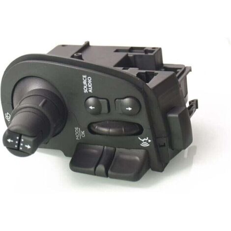 Bardusch-Levé Vitre Bouton Comman Leve Vitre Commutateur Combiné De Colonne De Direction D'essuie-Glaces Radio pour Renault pour Clio III pour Modus pour KANGOO OEM 8201590631 (1/4)