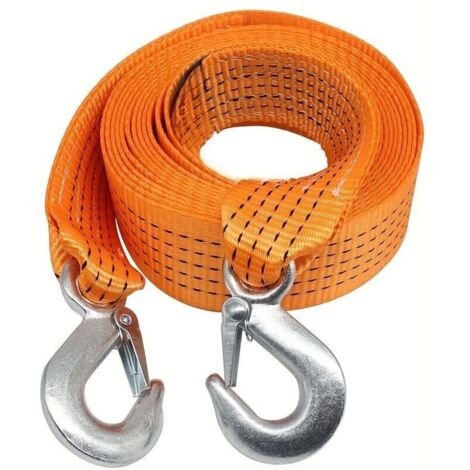 Bardusch-Sangle de remorquage professionnelle 5T – Corde de traction en nylon 5 m avec sac, pour dépannage automobile, garage et usage extérieur (1/4)