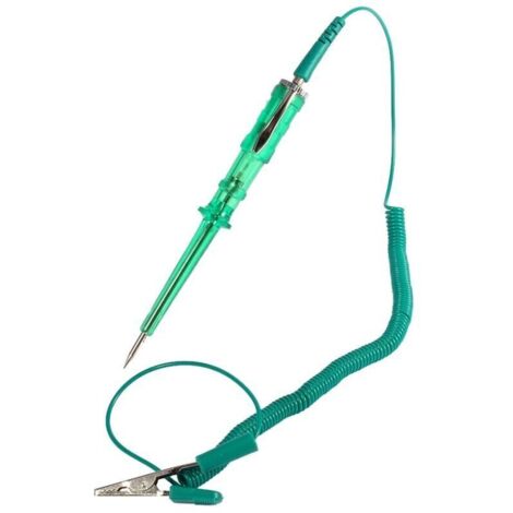 Bardusch-Testeur de circuit automobile, stylo de test de tension d'ampoule vert, DC 6 V, 12 V, 24 V (1/4)