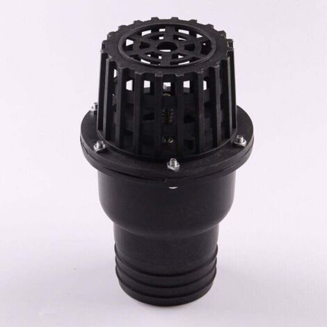 Bardusch-Clapet de pied de pompe à eau, clapet anti-retour plat à basse pressionnoir, pour machine à fluide(3") (1/4)