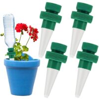 Bardusch-4 PCS Arrosage Goutte à Goutte Bouteille, Goutte à Goutte Bouteille Jardin en Céramique, Irrigation Goutte à Goutte Bouteille, Embout Goutte à Goutte Bouteille, pour Plant Tomate Fleur Maison