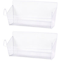 Bardusch - Paniers de rangement de chevet pour dortoir, lot de 2, en maille, avec crochet de suspension.