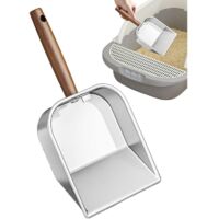 Bardusch Lightweight Kitten Scooper, Versatile Kitten Litter Scoop, Cat Tool with Sturdy Material, Litter Scoop Accessory, Pet Tool with Holder, Cat Scooper for Indoor and Outdoor Use