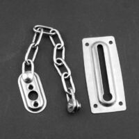 Bardusch Door Lock, Outdoor Chain Door, Door Lock, Sliding Lock, Door Limiter, Security Lock for Home, Hotel, Apartment, Bedroom, Courtyard
