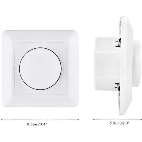 Variateur de Lumière LED,220-240v 5-200w Smart Button Interrupteurs et ...