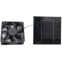 Mini ventilador extractor de aire con extractor de aire solar de 20w alimentado por panel solar