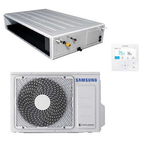 Climatizzatore Condizionatore Samsung Canalizzabile Monosplit Inverter a media prevalenza R32 12000 BTU AC035RNMDKG/EU Classe A++/A+