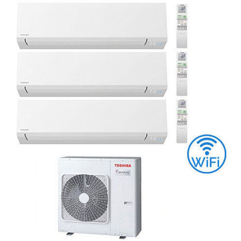 Climatizzatore Condizionatore Toshiba Serie Shorai Edge R32 Trial Split Inverter 13000 ( 12000 ) + 13000 ( 12000 ) + 16000 ( 15000 ) BTU con U.E. RAS-5M34U2AVG-E (1/5)