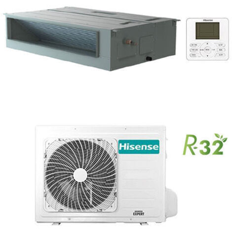 Climatizzatore Condizionatore Hisense Canalizzabile Serie Turbo R32 18000 BTU ADT52UX4RCL8 INVERTER Classe A++/A++