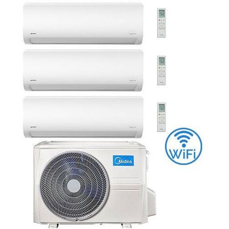 Climatizzatore Condizionatore Midea Xtreme WiFi R32 Trial Split 12000 + 12000 + 12000 BTU con U.E. M4O-36FN8-Q INVERTER Classe A++/A+ (1/5)