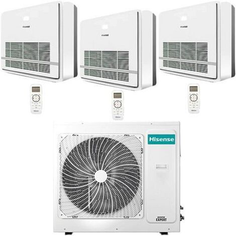Climatizzatore Condizionatore Hisense Console Serie Turbo R32 Trial Split Inverter 12000 + 12000 + 12000 BTU con U.E. 4AMW105U4RAA NOVITÁ Classe A++/A+ (1/5)