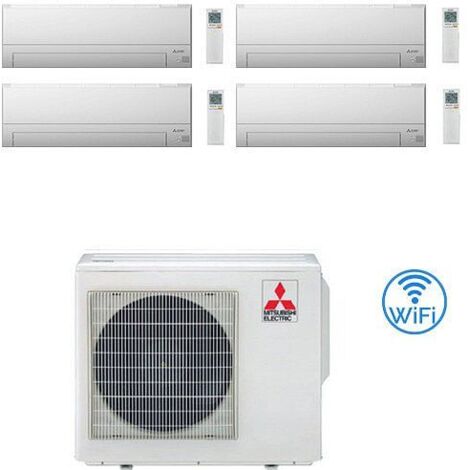 Climatizzatore Condizionatore Mitsubishi MSZ-BT Wifi R32 Quadri Split Inverter 7000 + 12000 + 12000 + 12000 BTU con U.E. MXZ-4F72VF NOVITÁ Classe A++/A+ (1/5)
