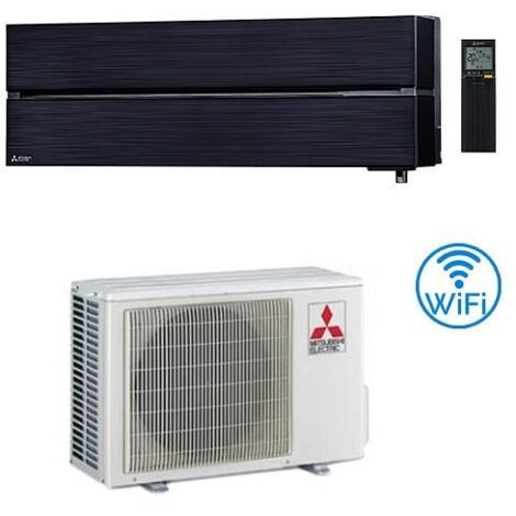 Climatizzatore Condizionatore Mitsubishi Kirigamine Style Nero Wifi MSZ-LN25VGB 9000 BTU INVERTER classe A+++ /A+++