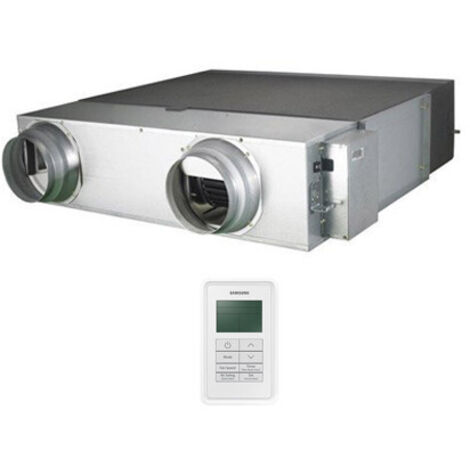 Recuperatore di calore ERV Samsung portata d'aria 500mc/h AN050JSKLKN/EU con comando MWR-VH12N