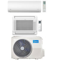 Climatizzatore Condizionatore Midea Xtreme Pro + Console Dual 9000 + 12000 BTU con U.E. M2OE-18HFN8-Q INVERTER Classe A++/A+ R32