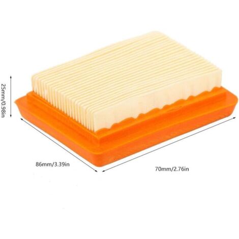 Filtro Aria Di Ricambio Per FS120 FS200 FS250 – Sostituisce 4134 141 0300, In Carta E Metallo, 8,5x7x2,5 Cm, Confezione Singola O Da 5