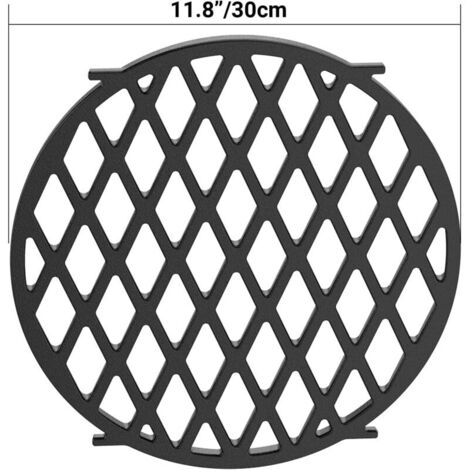 Griglia Rotonda In Ghisa 30–45,7 Cm Per Barbecue A Carbone E Gas – Sostituto Versatile, Facile Da Pulire E Resistente