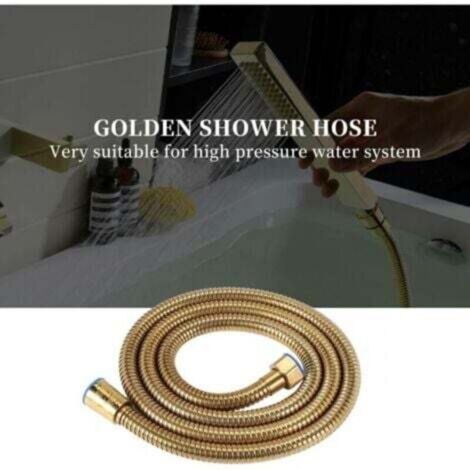 Manguera De Ducha Hibbent Todo Metal 3m Acero Inoxidable Cro | Envío gratis