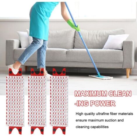 Ruedas de repuesto compatibles con ruedas Rubbermaid WaveBrake Mop, ruedas de 3 pulgadas que no dejan marcas, juego de 4
