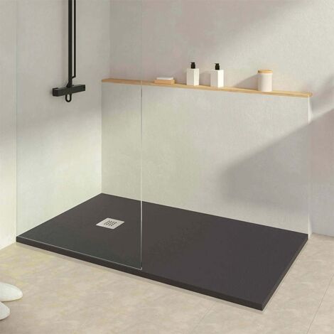 KOES - Receveur de douche en résine modèle INDO – 90x170 – Noir RAL 9005
