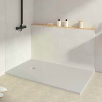KOES - Receveur de douche en résine modèle INDO – 90x170 – Bleu brumeux RAL 7035
