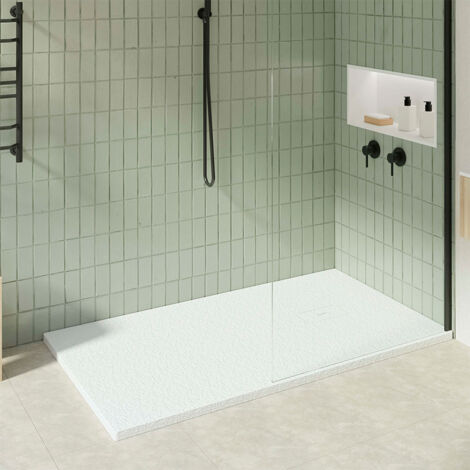 KOES - Piatto Doccia in Resina Serie OBI – 80x120 – Bianco RAL 9003