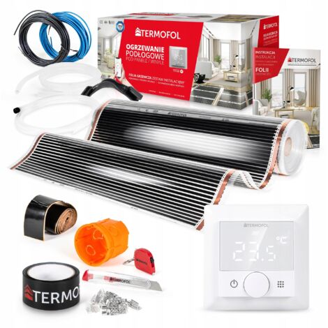 Kit de film chauffant infrarouge, puissance 140 W, 100 cm, surface 20 m² + TF-H5 (1/5)