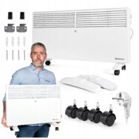 CHAUFFAGE ÉLECTRIQUE À CONVECTEUR 2500W RÉGLABLE