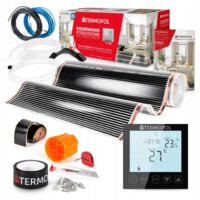 Kit de film chauffant infrarouge, puissance 140 W, 100 cm, surface 2,5 m² + TF-H1 noir