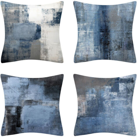 Federa per cuscino 40x40 cm Set di 4 federe decorative per divano, soggiorno, camera da letto