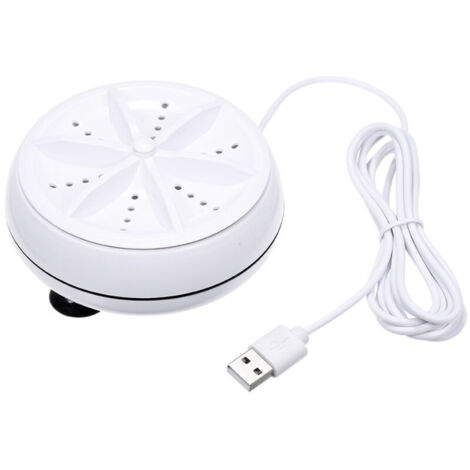 Mini lavatrice e lavastoviglie a ultrasuoni, lavatrice portatile a ultrasuoni per vasca da bagno per bucato personale e lavaggio di verdure e piatti sporchi (1/4)