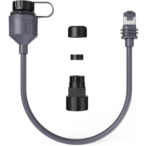 Adattatore Ethernet Starlink Gen 3/Mini, accoppiatore di riparazione impermeabile per StarlinkS Gen3 Standard SPX a RJ45, compatibile con Star Link V3/Mini Dishy (confezione da 1)