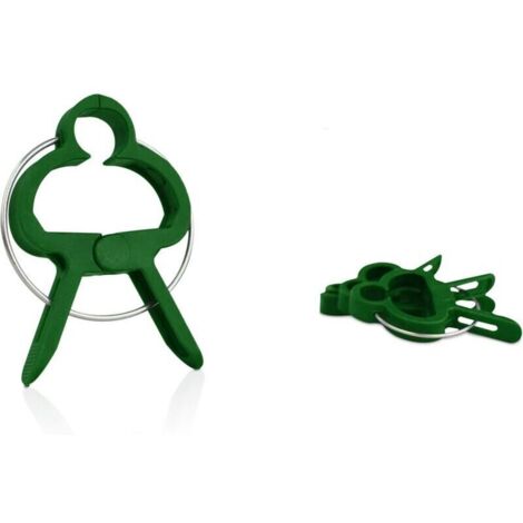 50 grandi mollette da giardinaggio per pomodori, rose, cetrioli e altre piante rampicanti - Mollette resistenti per fissare le piante rampicanti