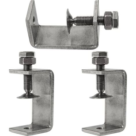 3 pezzi di morsetti a C per impieghi gravosi da 65 mm in acciaio inossidabile 304, per morsetti, pinze e tenditori, utensili per la lavorazione del legno, riparazioni fai da te e automobilistiche (1/4)