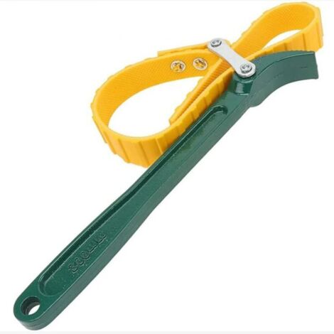 Chiave a nastro in gomma, chiave a nastro multiutensile, chiave a nastro per filtro dell'olio, chiave a nastro universale regolabile da 12 pollici per l'apertura di filtri, tubi flessibili e lattine (1/4)