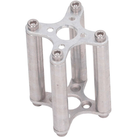 Supporto motore brushless in lega di alluminio, tipo X, fisso, a croce, di ricambio, colore argento, per motore 4045 (1/5)
