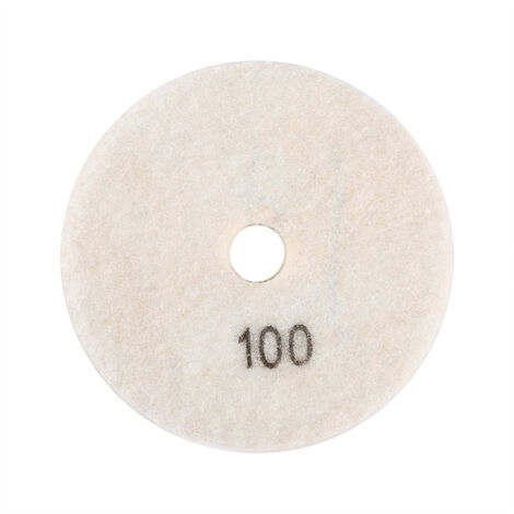 Disco diamantato per lucidatura a umido da 100 mm (4 pollici) per granito, marmo e pietra (grana 100)