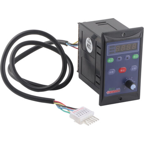 Regolatore di velocità digitale AC 220V 6-200W, unità di controllo della velocità del motore 0-100% (120W, fila singola, 6 pin) (1/5)