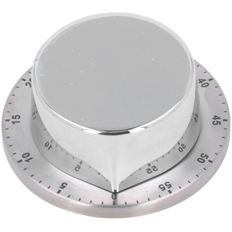 Timer a carica con ventosa magnetica per allenamenti all'aperto, conto alla rovescia manuale di 60 minuti, bianco (1/5)