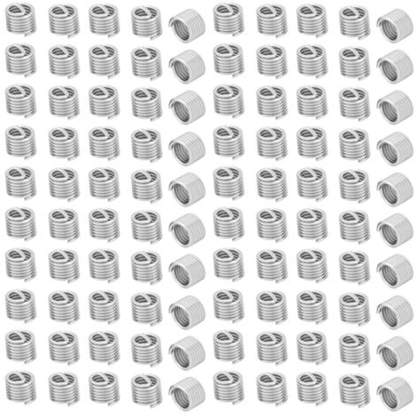 Kit di riparazione filettature M6x1.0x1.5D (100 pezzi) in acciaio inossidabile 304