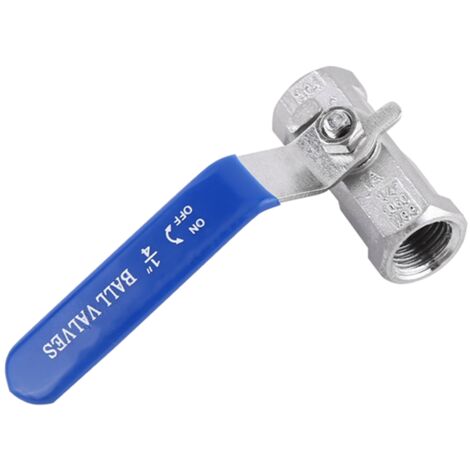 Valvola a sfera sanitaria in acciaio inox 304, filettatura femmina dritta (1/4" BSP)
