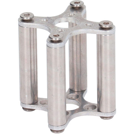 Supporto motore brushless in lega di alluminio, tipo X, fisso, di ricambio, colore argento, per motore 4035 (1/5)