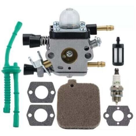 Kit di regolazione del carburatore C1Q-S68G per soffiatori Stihl BG45, BG46, BG55, BG65, BG85, SH55 e SH85, comprensivo di guarnizione del filtro del carburante, codice ricambio 4229 120 0606 C1Q-S68. (1/4)
