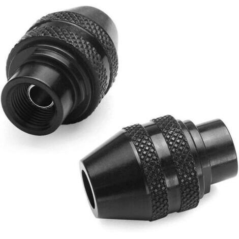 Due set di mandrini universali a cambio rapido senza chiave per utensili rotanti Dremel 4486, 3000, 4000, 7700 e 8200. (1/5)